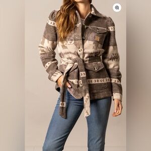 Kimes Ranch Brown Patterned Jacket
